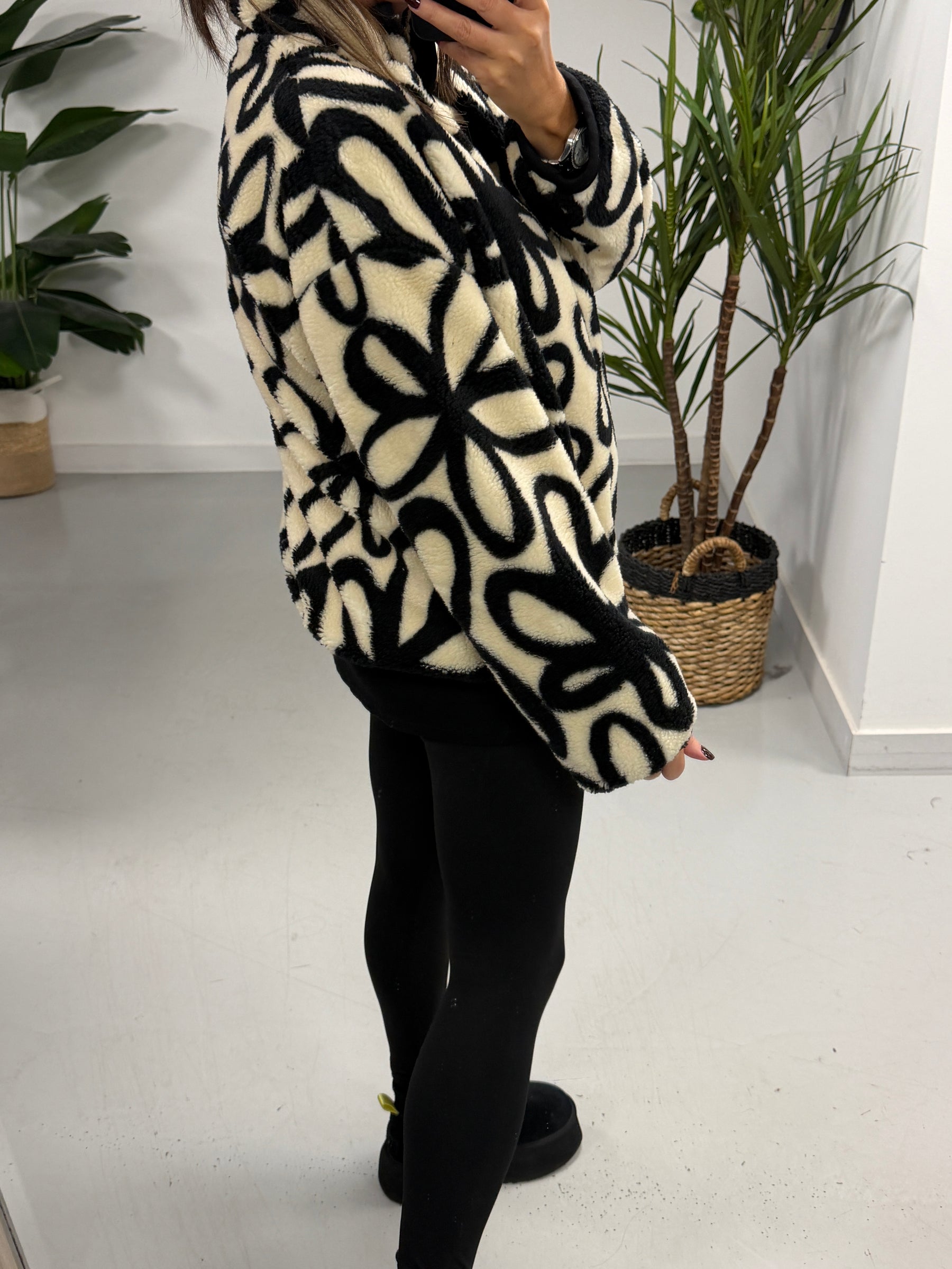 Weekend Vibes Abstract Petal Fleece  (Sizes 8-16)