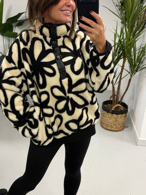 Weekend Vibes Abstract Petal Fleece  (Sizes 8-16)