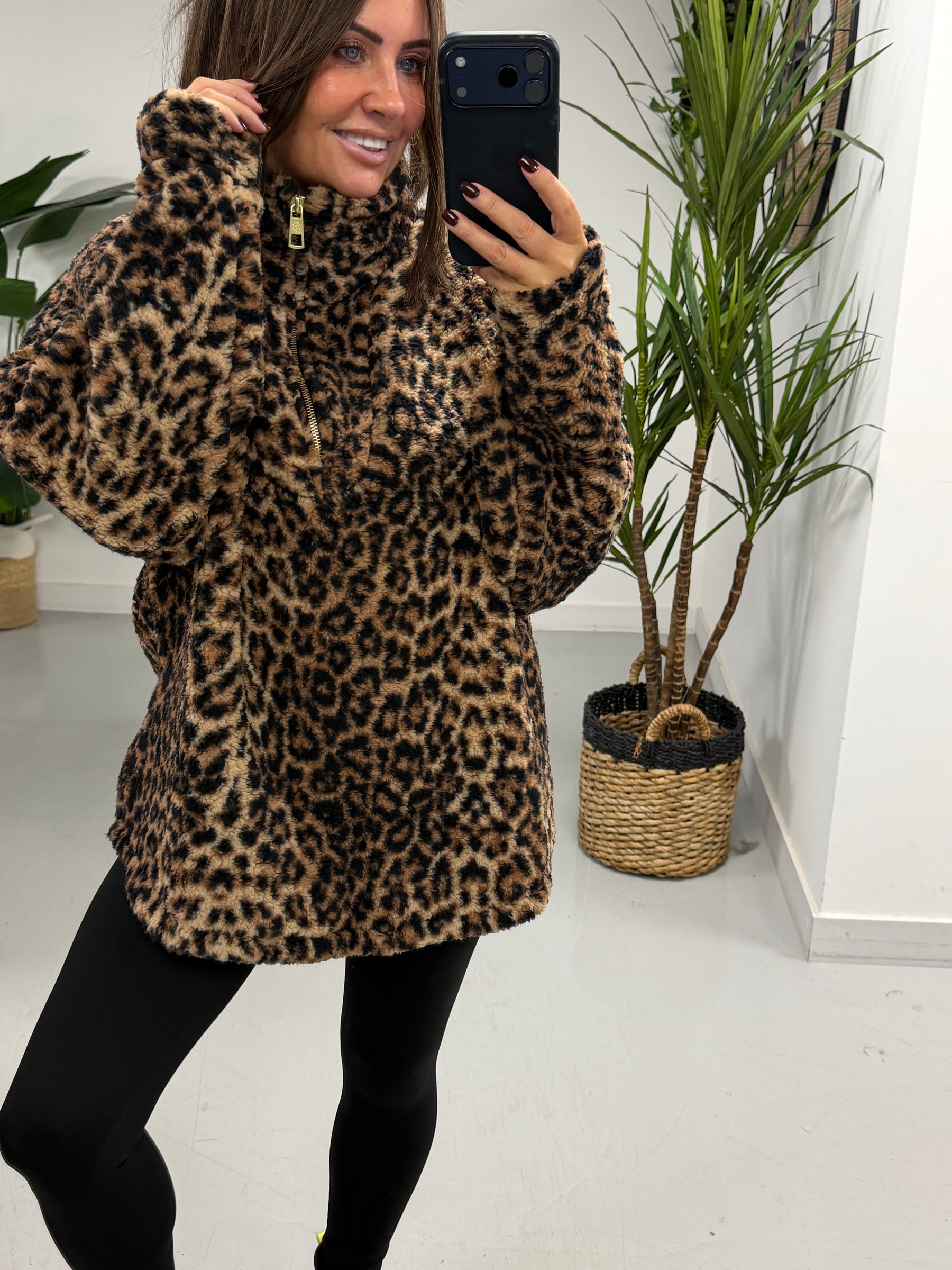 Weekend Vibes Animal Print Fleece  (Sizes 8-16)