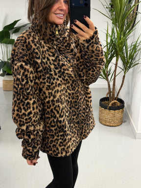 Weekend Vibes Animal Print Fleece  (Sizes 8-16)