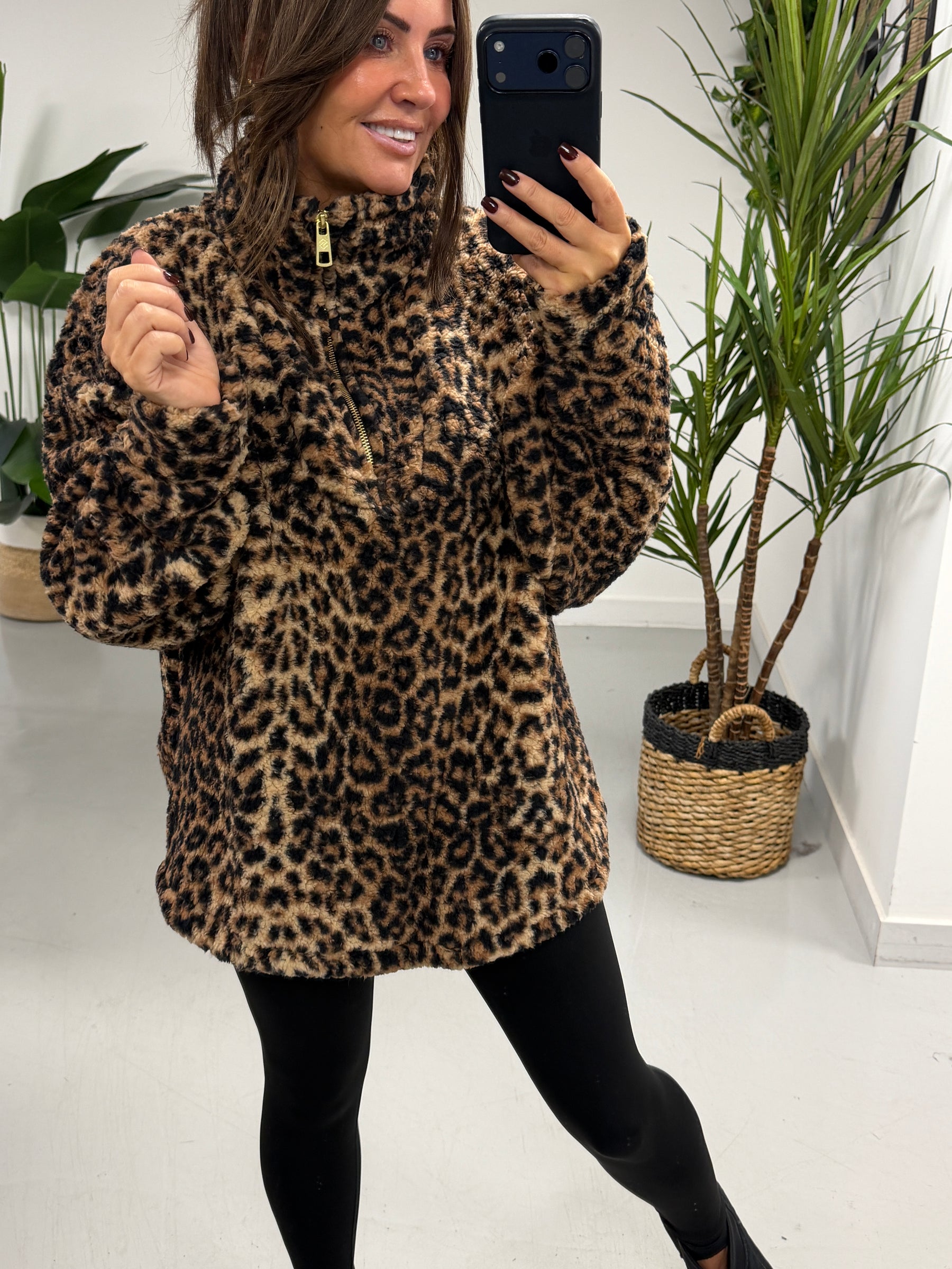 Weekend Vibes Animal Print Fleece  (Sizes 8-16)