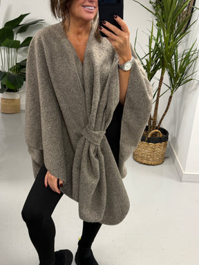 The Knot Wrap Shawl  - Oatmeal (Size 10-18)