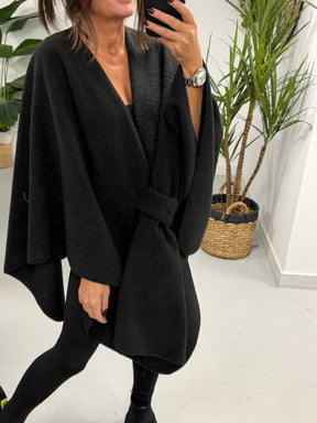 The Knot Wrap Shawl  - Black  (Size 10-18)