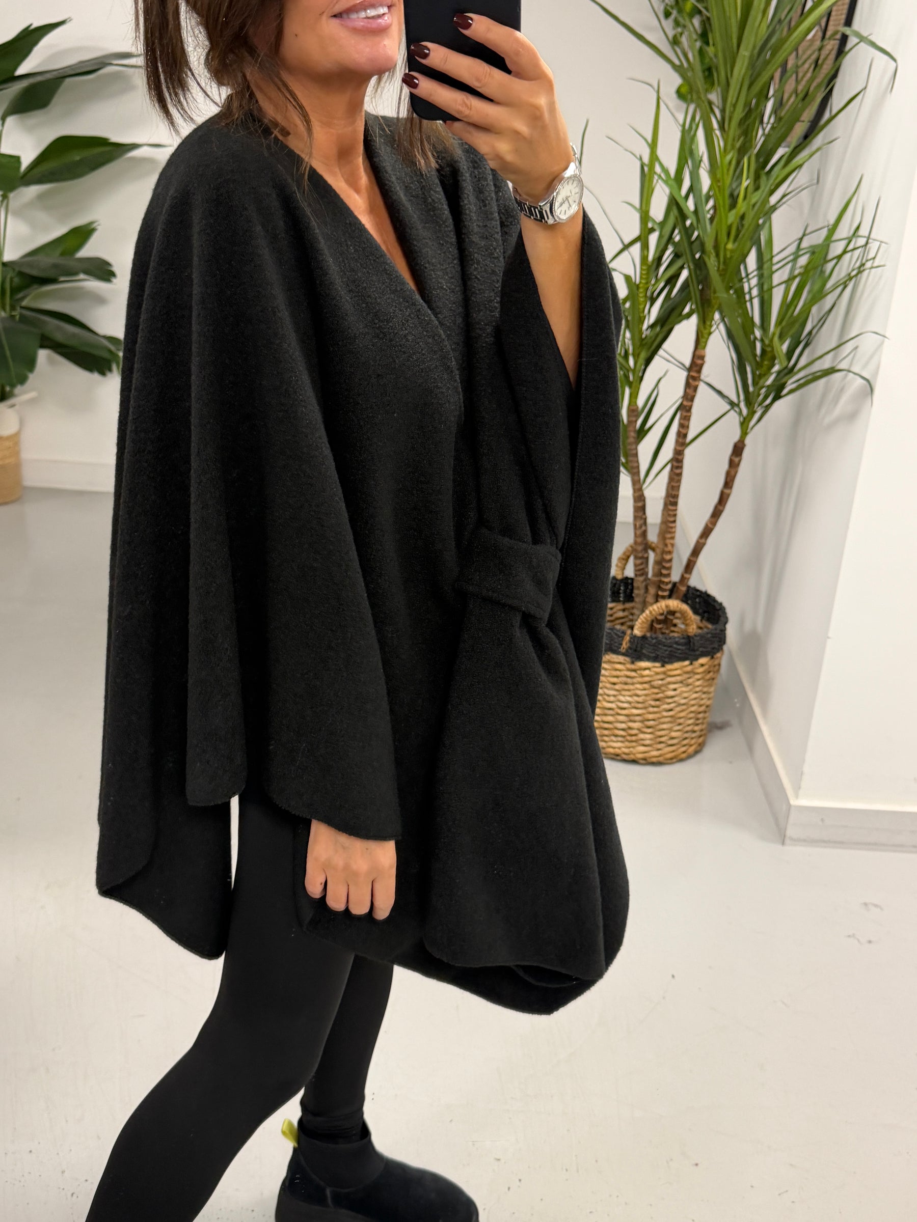 The Knot Wrap Shawl  - Black  (Size 10-18)