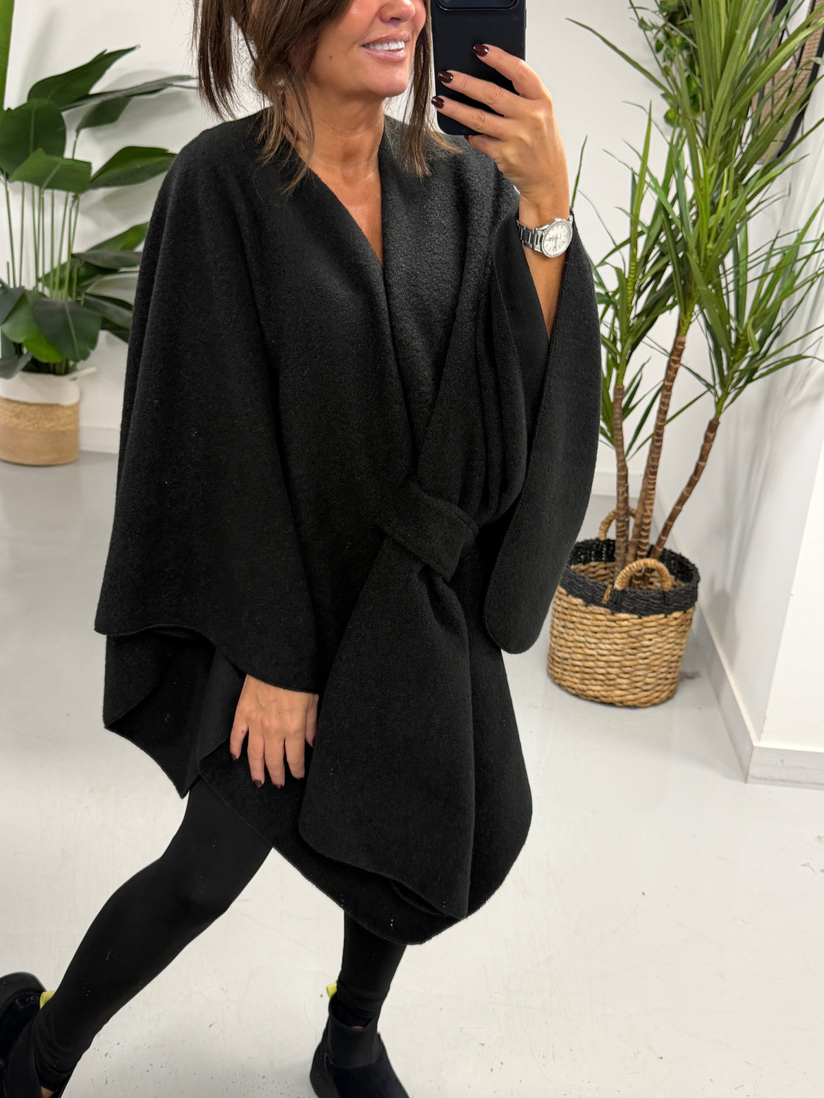 The Knot Wrap Shawl  - Black  (Size 10-18)