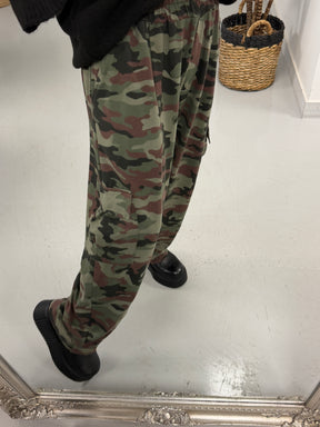 The Conrad Camo Cargo Barrel Jogger