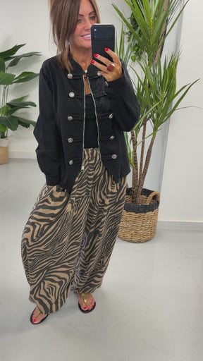 Zebra Balloon Joggers- PRE ORDER
